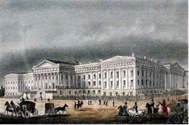 In 1879 that the Library was given a new home on the second floor of the Patent Office Building (now the National Portrait Gallery).