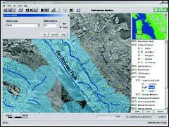 Example of map prepared by using GEODE. 