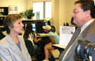 Senator Barbara Boxer and Fred Jandt