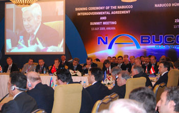 Senator Lugar at the Nabucco Inter-governmental Agreement Signing Ceremony and Summit in Ankara, Turkey