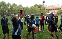 Photo of Morrocan SportsUnited participants playing soccer