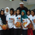 Photo of Jerome Williams meeting with Bahraini girls at the start of the program