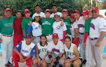 Group photo of Sports Visitor Program participants.