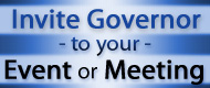 Invite Governor to your Event or Meeting