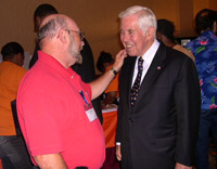 Senator Lugar with Hoosiers
