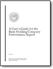 User's Guide for the Bank Holding Company Performance Report cover