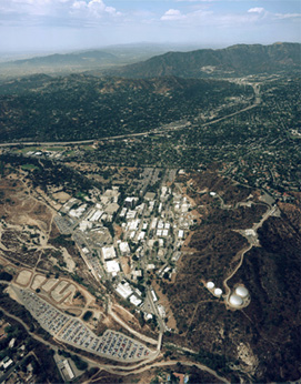  aerial view of JPL