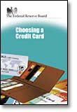 Choosing a Credit Card brochure cover