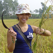 Gilman Program participant from University of California at Irvine in Vietnam.