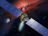 Artist concept of Dawn spacecraft