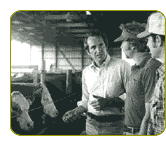 Photo - Tom Harkin with Iowa farmers