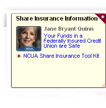 Sample image of Share Insurance Information