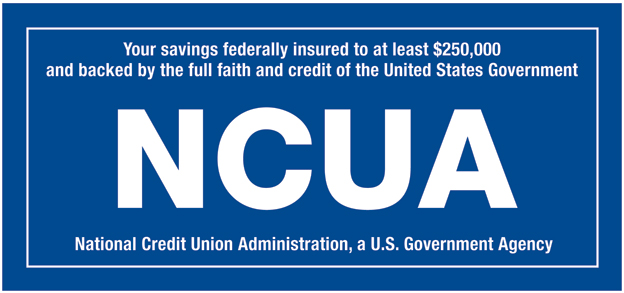 NCUA Share Insurance Sign, Large