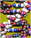 Molecular model of DNA.