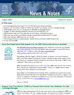 NDEP NEWS & NOTES current issue cover