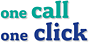 One Call, One Click NDEP promotion logo