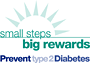 Small Steps. Big Rewards. Prevent type 2 Diabetes. campaign logo