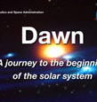 Titlecard for Dawn video with starry background