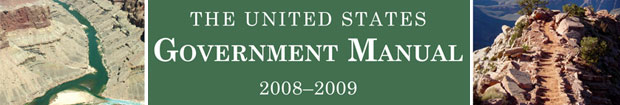 United States Government Manual 2008/2009.