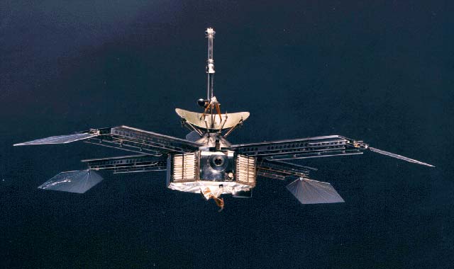 artist's conept of Mariner 4