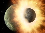 Planet Smash-Up Sends Vaporized Rock, Hot Lava Flying