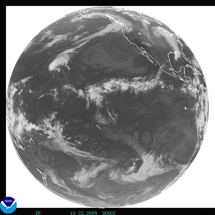 infrared satellite image