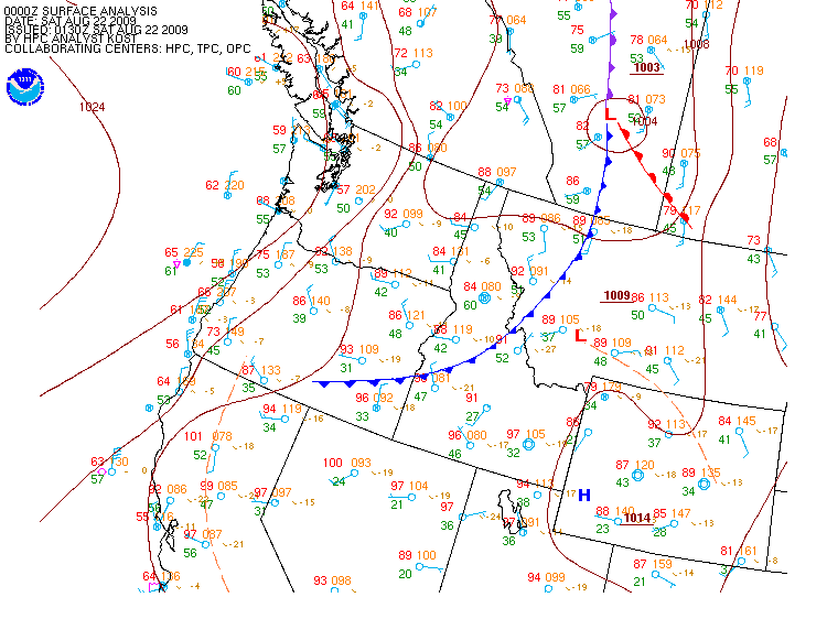 current analysis map