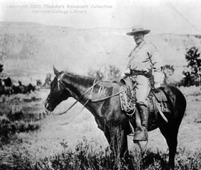 Theodore Roosevelt on horse