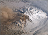 Plume at Shiveluch Volcano, Kamchatka Peninsula, Russia