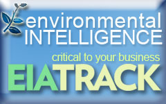 Environmental Intellegence critical to your business.  EIATRACK