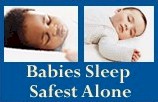 Link to OCFS Babies Sleep Safest Alone Website