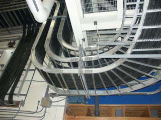 Figure 3. Electrical wires in multiple cable trays.