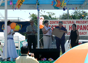 OSHA staff representatives from the Wilmington, Delaware Area Office attend the 10th Annual Hispano Festival August, 22 2004 in Millsboro, Delaware.