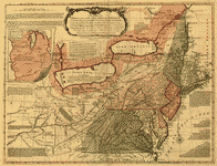 Map of the middle British colonies