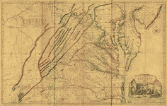 Map of Virginia and surrounding states