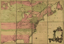 Map of the east coast of the United States