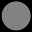 {Tiny solar photospheric magnetogram thumbnail image}