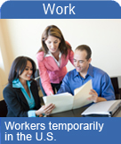Workers temporarily in the U.S.