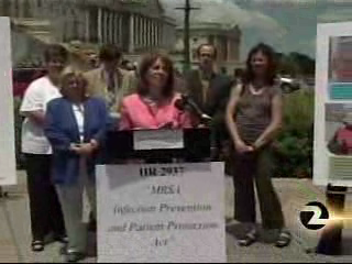 June 24, 2009 - MRSA prevention bill kickoff 