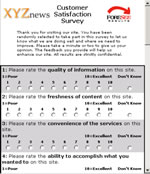 Image of Foresee Survey Popup Window