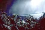 Ash begins falling on the Montserrat Volcano Observatory, Soufriere Hills volcano