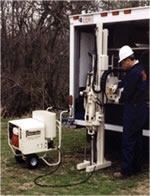 Injection of an oxygen compound for remediation of gasoline plume. USGS scientists have evaluated the performance of injecting oxygen compounds to remediate a gasoline plume at Laurel Bay, South Carolina