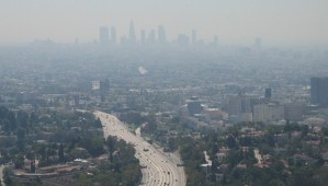 Photo of smog over Los Angeles, CA
