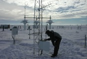 Climate Reference Network link - photo of measurement equipment at Wolf Point, MT
