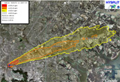 HYSPLIT model link - image of HYSPLIT plume above Baltimore, MD