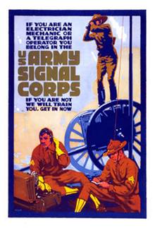 Army Signal Corp poster