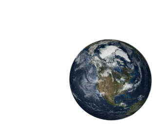 This image contains the high-resolution Earth over a transparent background.