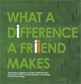 cover of Campaign for Mental Health Recovery: What A Difference A Friend Makes Brochure