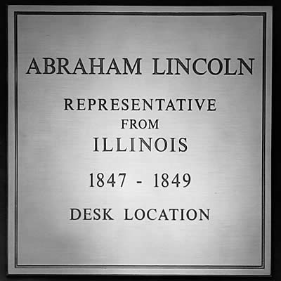 President Lincoln Desk Location Marker