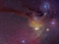 nebulous region surrounding the star Rho Ophiuchi